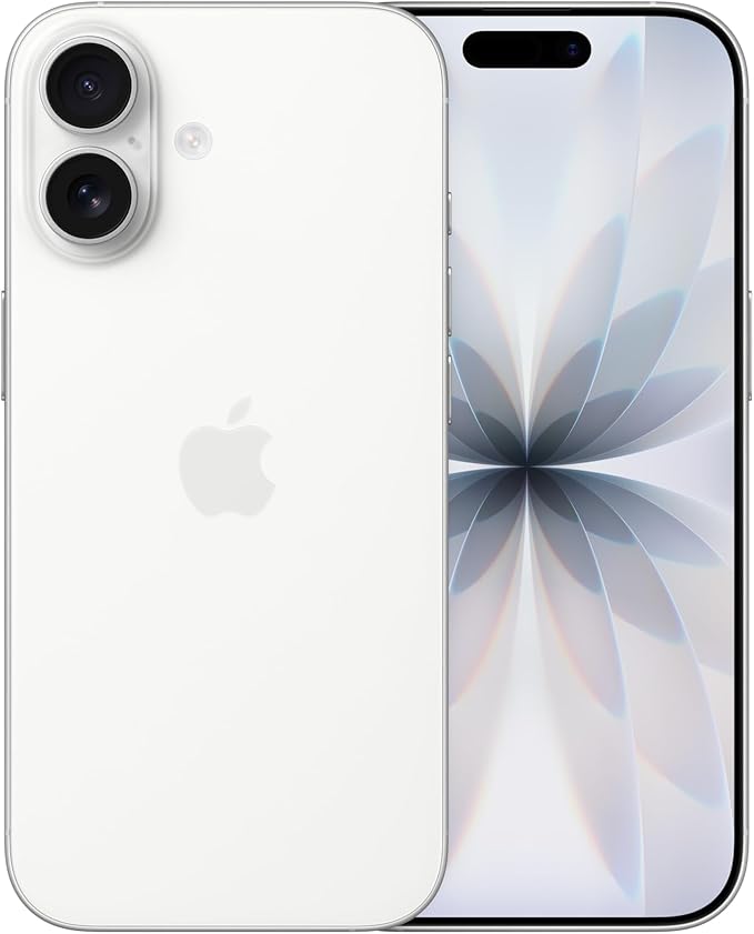 Apple iPhone 17 256 GB: 6.3-inch Display with ProMotion, A19 Chip, Center Stage Front Camera for Smarter Group Selfies, Improved Scratch Resistance, All-Day Battery Life; White