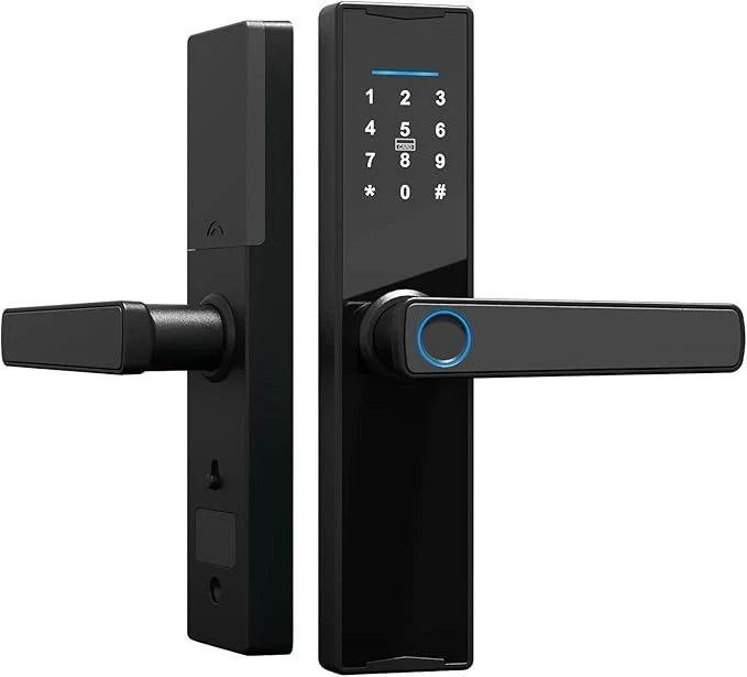 Tuya Smart Door Lock – Fingerprint &amp; Keypad Electronic Deadbolt