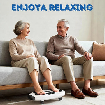 EMS TENS Foot Massager & Circulation Stimulator – 25 Modes, 99 Intensity Levels, 8 Pads & Remote