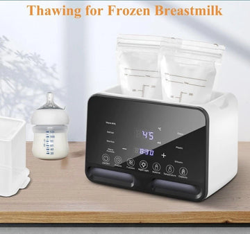 Baby Bottle Warmer Steriliser Fast Milk Bottle Warmer with LCD Display UK Plug