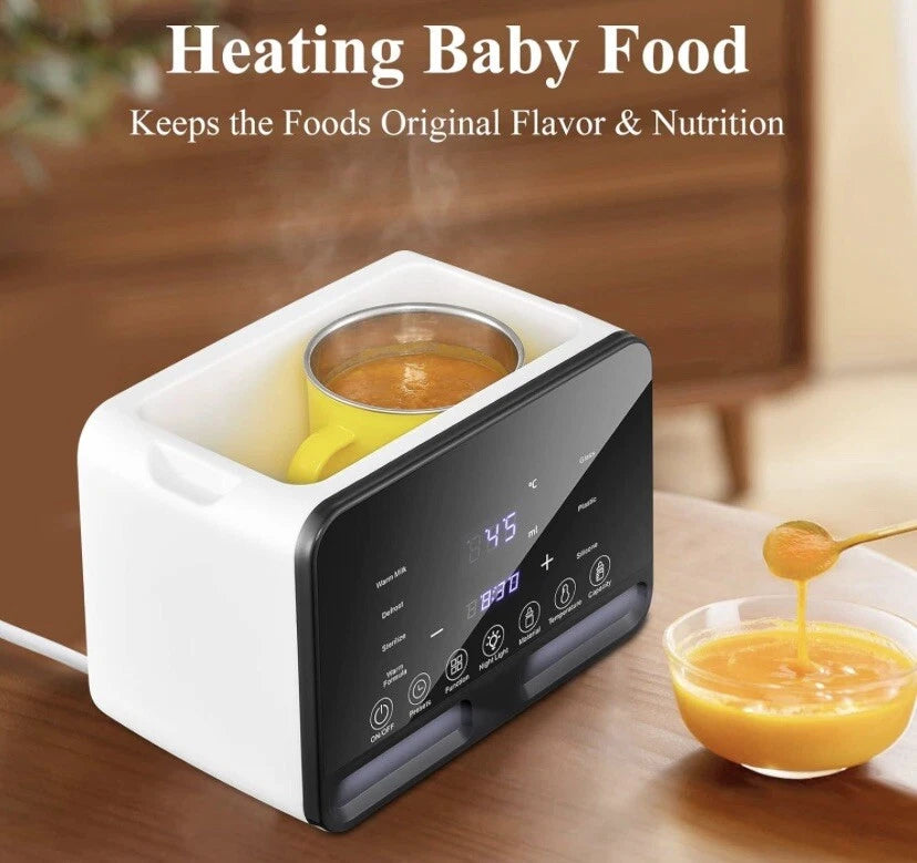 Baby Bottle Warmer Steriliser Fast Milk Bottle Warmer with LCD Display UK Plug