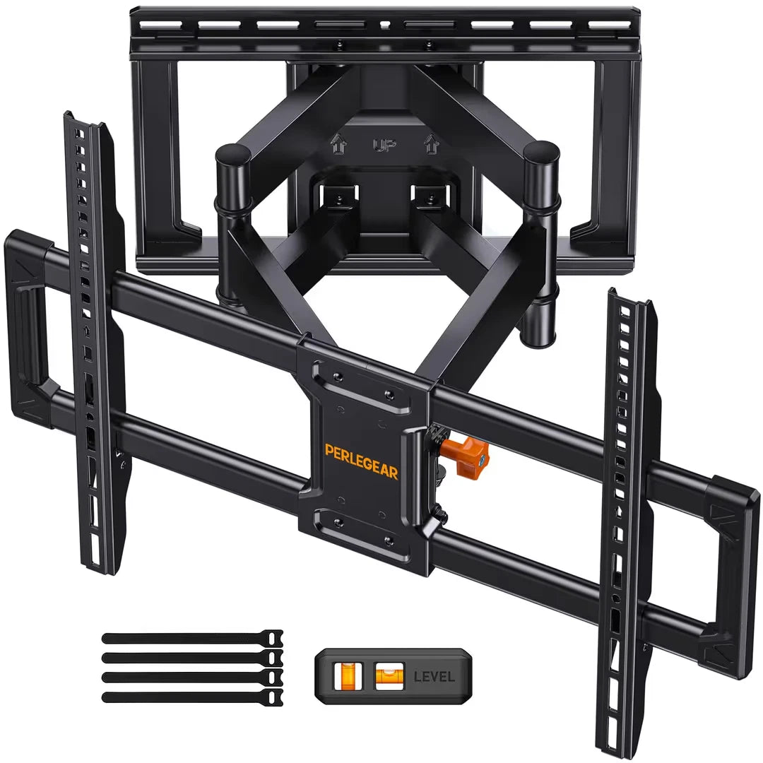 Perlegear Full Motion TV Wall Mount 42–85 Inch – Up to 60kg
